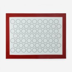 Коврик силиконовый армированный с разметкой для 67 макарон 40х30 см 2854777