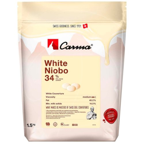 Шоколад белый Carma "Niobo" 34% 100 г 