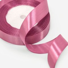 Лента для декора и упаковки атласная Лиловая 2,5 см 