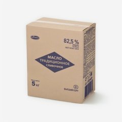 Масло сливочное Экомилк Традиционное 82,5% 5 кг 