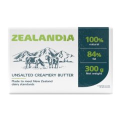 Масло сладко-сливочное Zealandia "Professional" 84% 300 г 