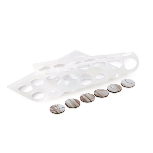 Коврик силиконовый Silikomart ROUND CHABLON 42 шт RCHABLON