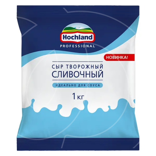 Сыр творожный сливочный Hochland Professional 1 кг 