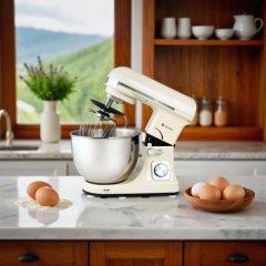 Миксер планетарный GEMLUX GL-SM5.5CR "Кремовый" 