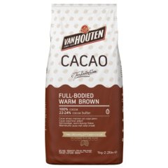 Какао-порошок алкализованный VAN HOUTEN Warm Brown 80 г 