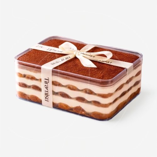 Контейнер для торта пластиковый с крышкой 21х14,5х7 см 