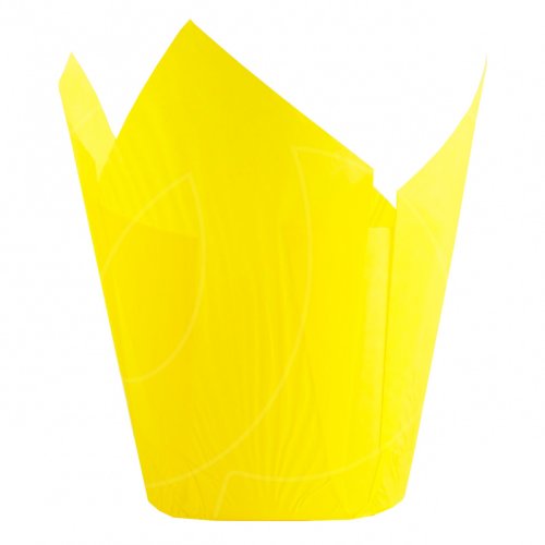 Капсула тюльпан Жёлтая D50 H80 мм 100 шт TULIP Y 50*80 E  716050PG_R, б-28