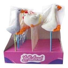 Леденцы с карамелью без сахара "Гуси" 40 г 